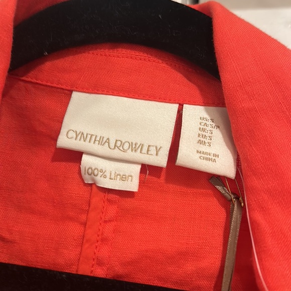 Cynthia Rowley Linen Jacket - Picture 2 of 4